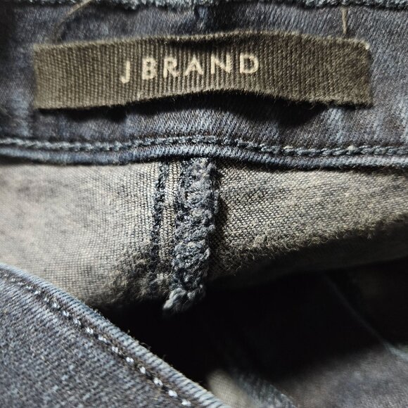 J Brand Adele Mid Rise Straight Jeans Womens Size 27 Dark Wash Denim Pants - Picture 4 of 6